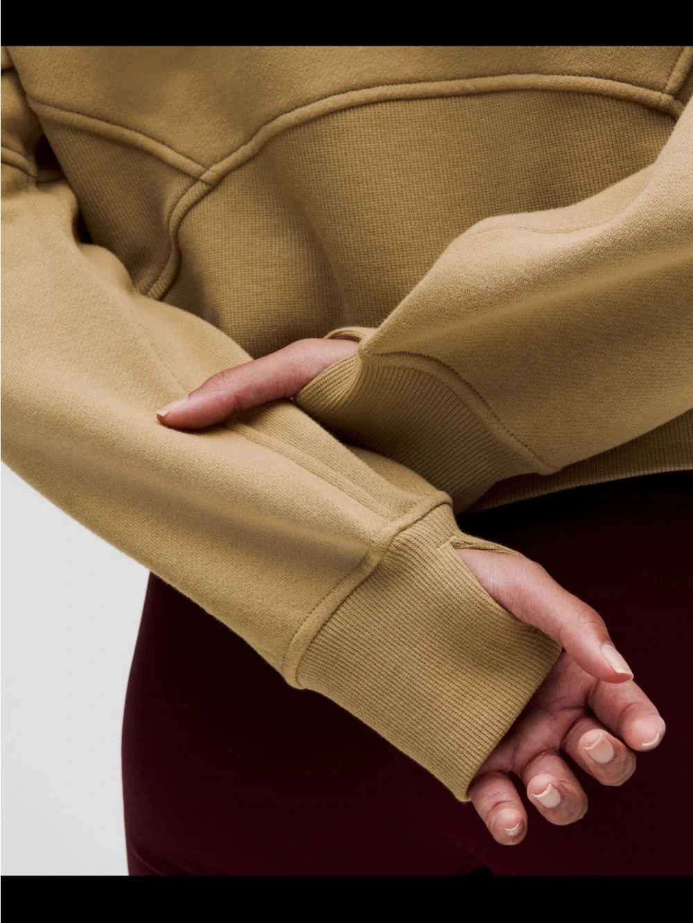 lululemon scuba oversized half zip hoodie